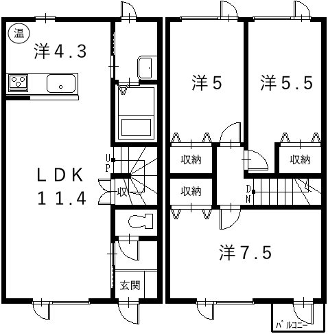 イーストヒルズ 間取り