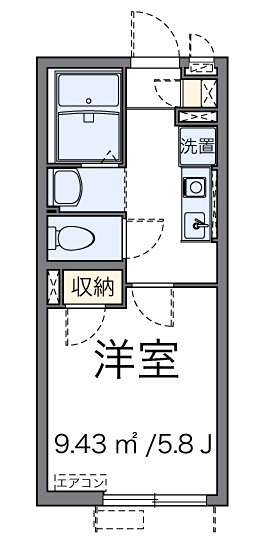 高島平レジデンスB 202号室 間取り