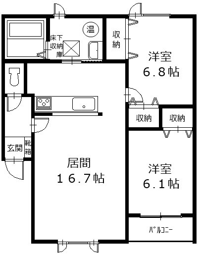 エムエル1.3 間取り