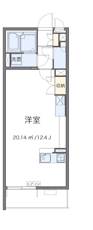 Sei  106号室 間取り