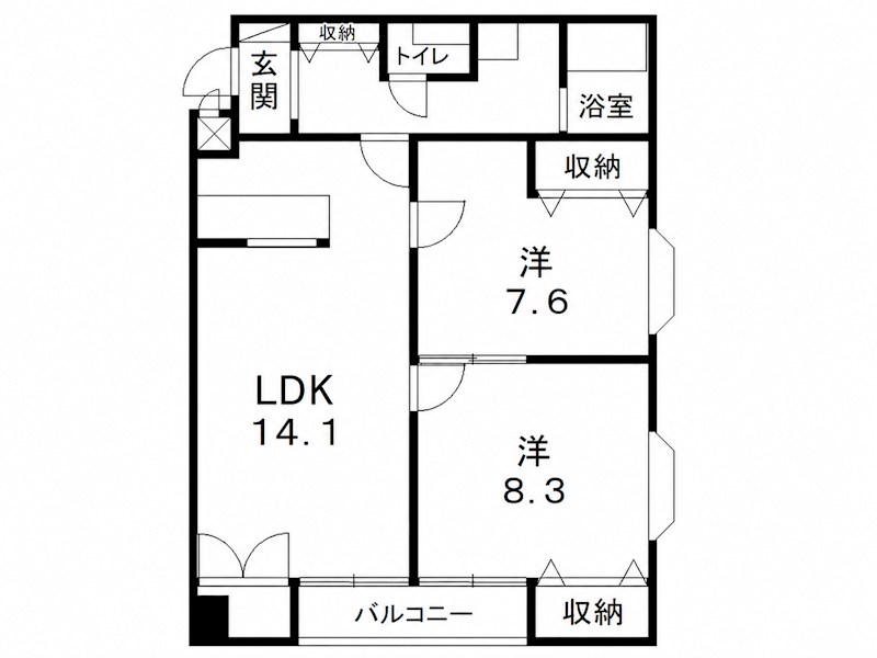 帯広16丁目ビル 間取り