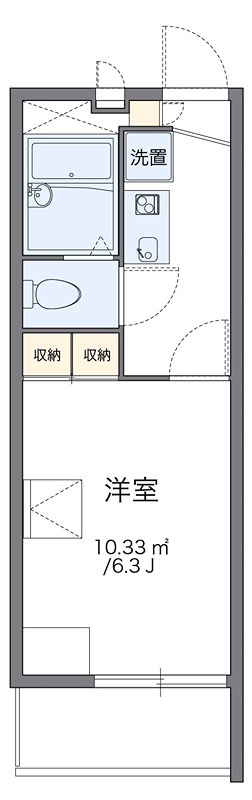富士見台 105号室 間取り