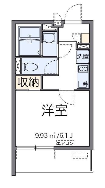 葵芳　１号館 203号室 間取り