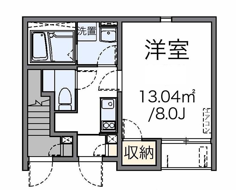 サンパーク　三良 102号室 間取り