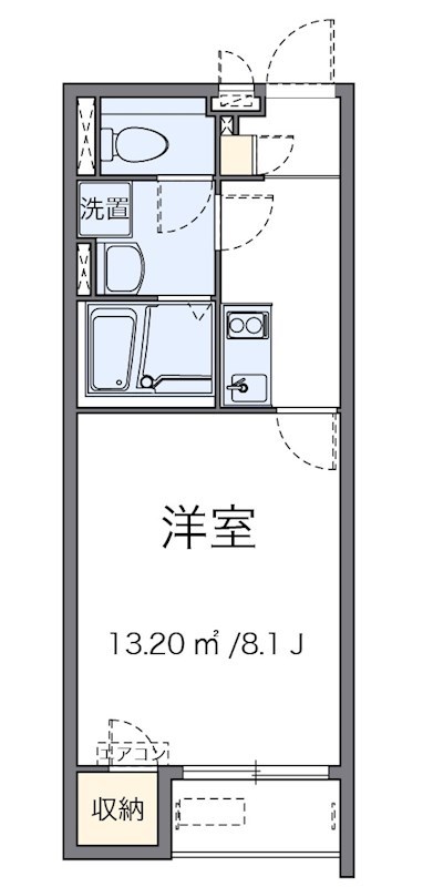 ＴＤレジデンス 212号室 間取り