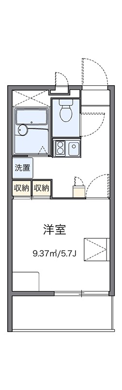 テナマント２５ 201号室 間取り