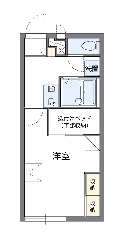 藤 103号室 間取り