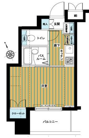 トーシンフェニックス目黒不動前 間取り図