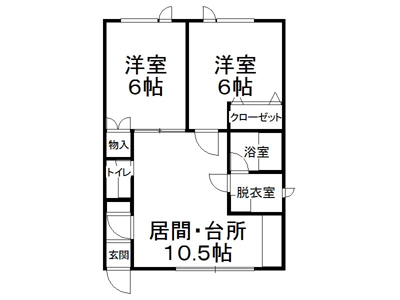コーポＲ＆Ｋ 間取り