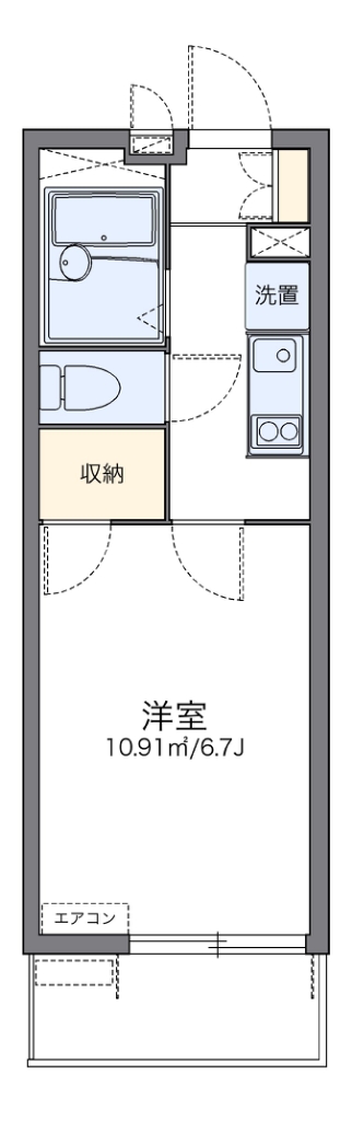 レオパレスＢＥＬＬ 間取り図