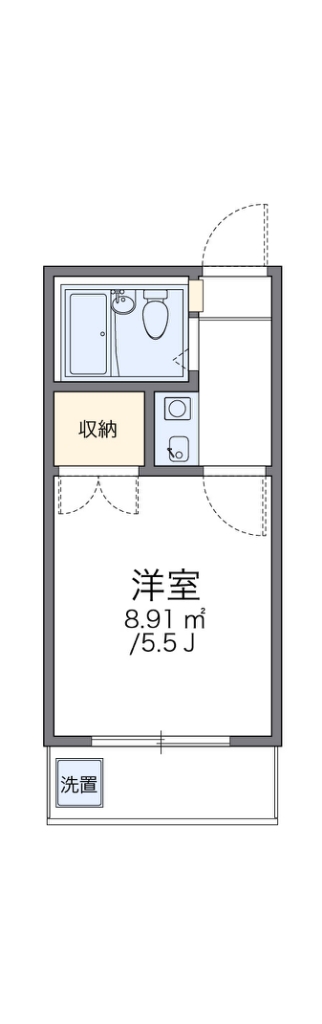 レオパレス蒲田 間取り図