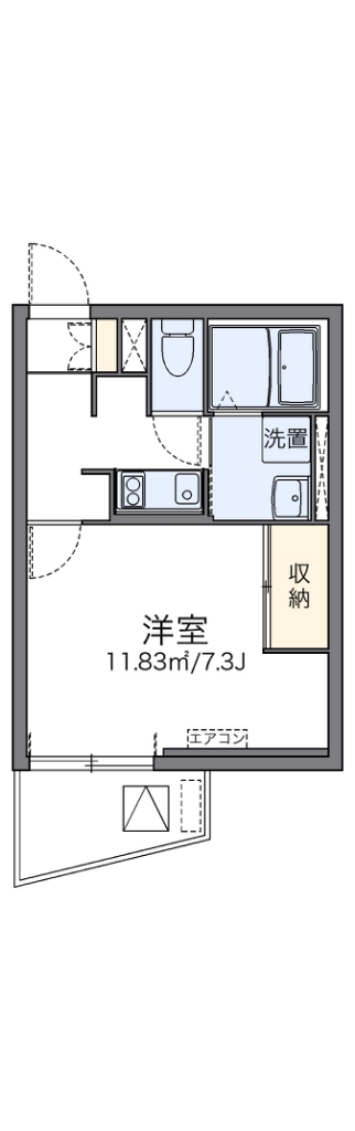 レオネクストルイエ西大井 301号室 間取り