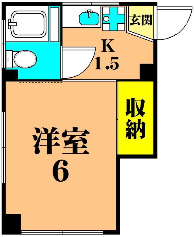 シノザキビル 403号室 間取り