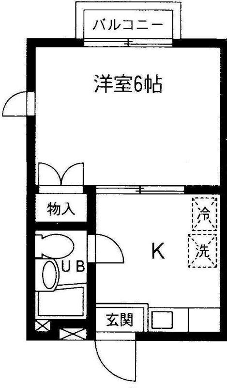 ベルシオングリーンヒル 205号室 間取り