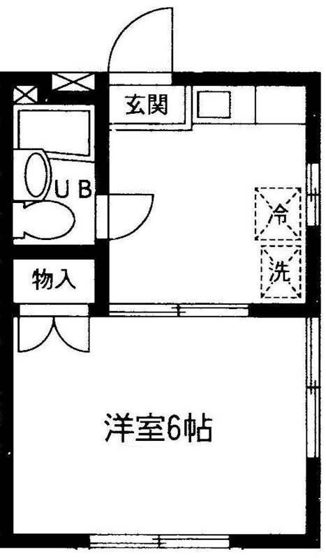 ベルシオングリーンヒル 103号室 間取り