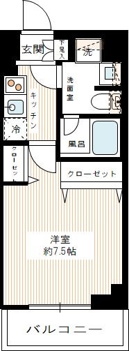 ＲＥＡＬＩＺＥ蒲田Ⅱ 間取り図