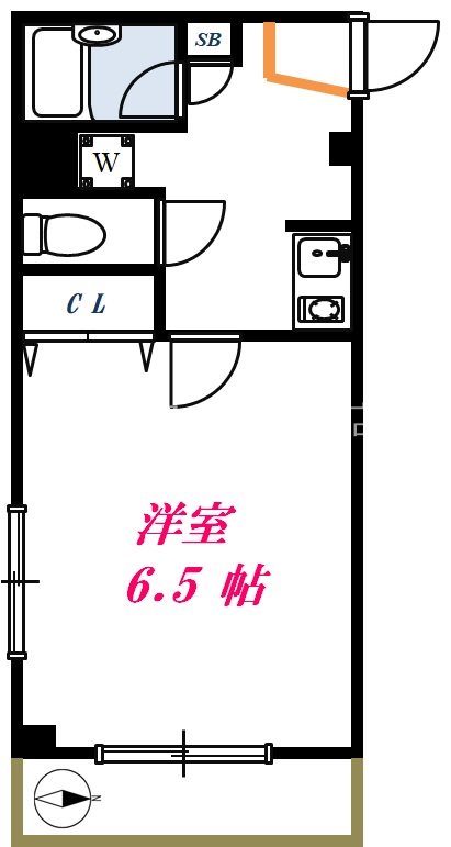 アネラハウス 103号室 間取り