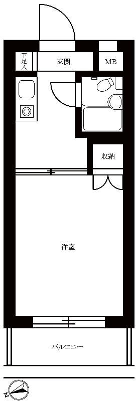 ハイタウン南馬込 間取り図