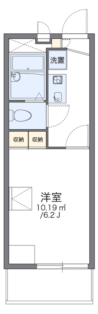 レオパレス湯島 207号室 間取り