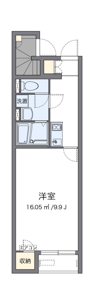 レオネクストからん 間取り図