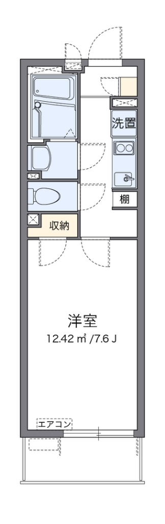 クレイノＫＯＥＭＯＮふじ 302号室 間取り