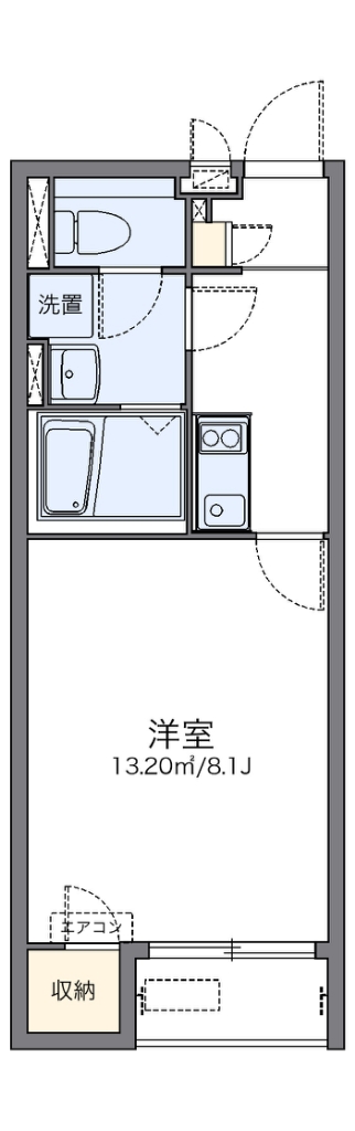 レオネクストレインボー上竹 間取り図