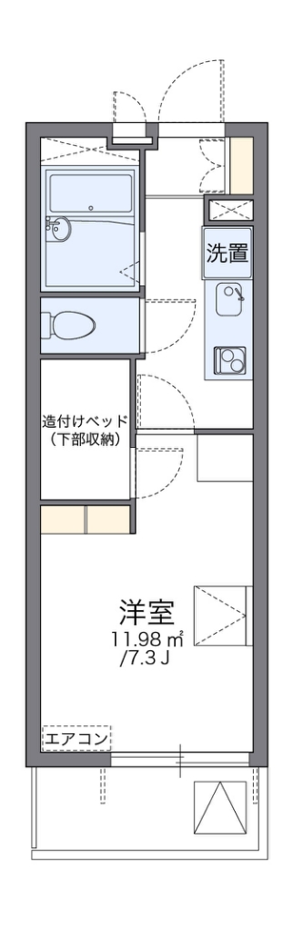 レオパレスＢｉｇ　ハロー 間取り図