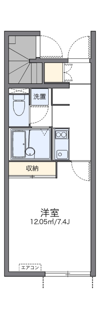 レオネクストタートルクレインⅠ 間取り図