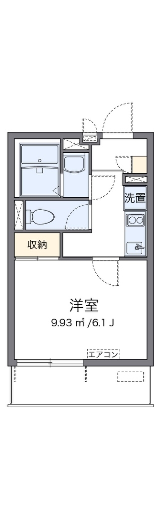 クレイノ葵芳　１号館 間取り図