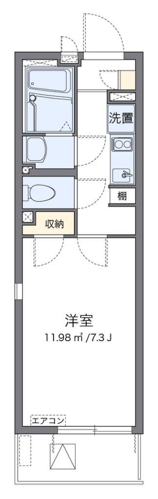 レオネクスト彰 301号室 間取り