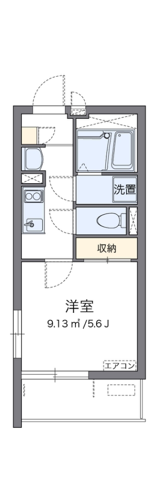 クレイノコラットⅠ 201号室 間取り