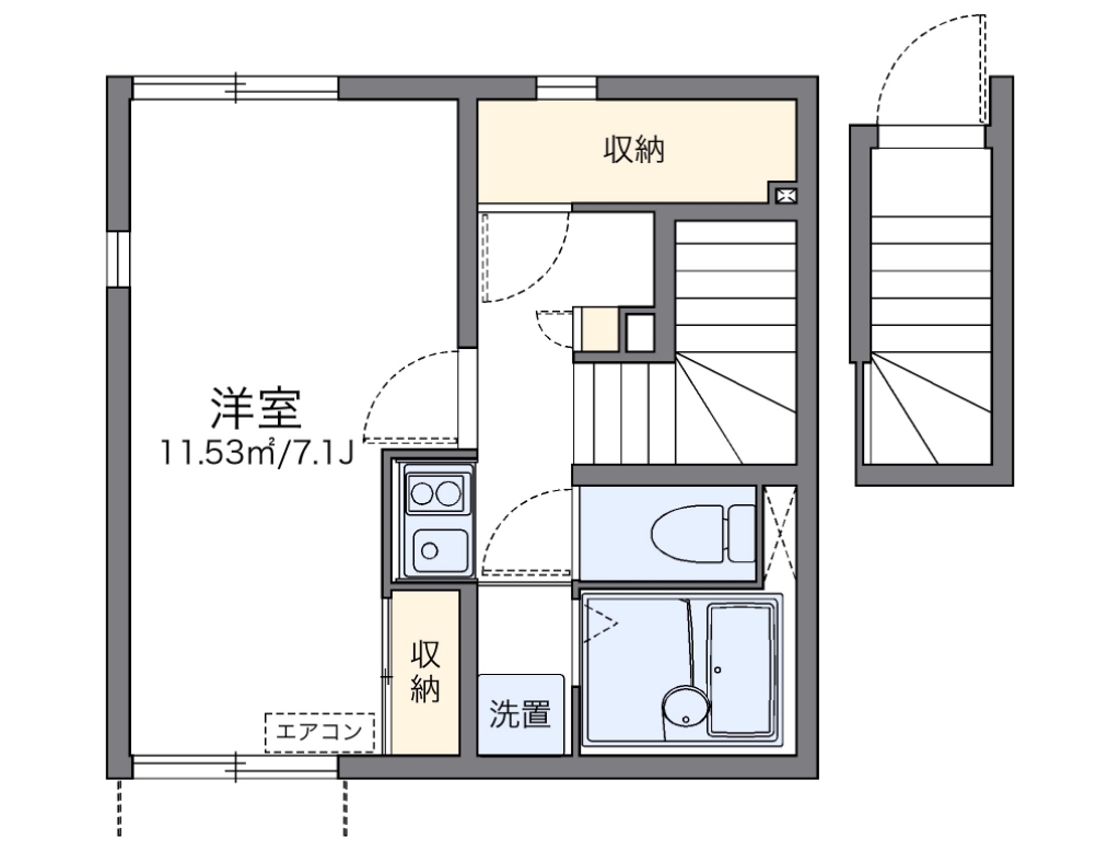 レオネクストパークネスト 間取り図