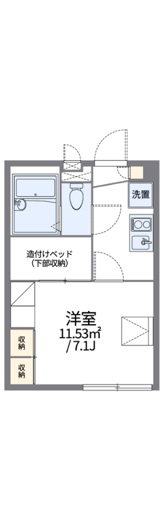 レオパレスＭＲⅡ 202号室 間取り