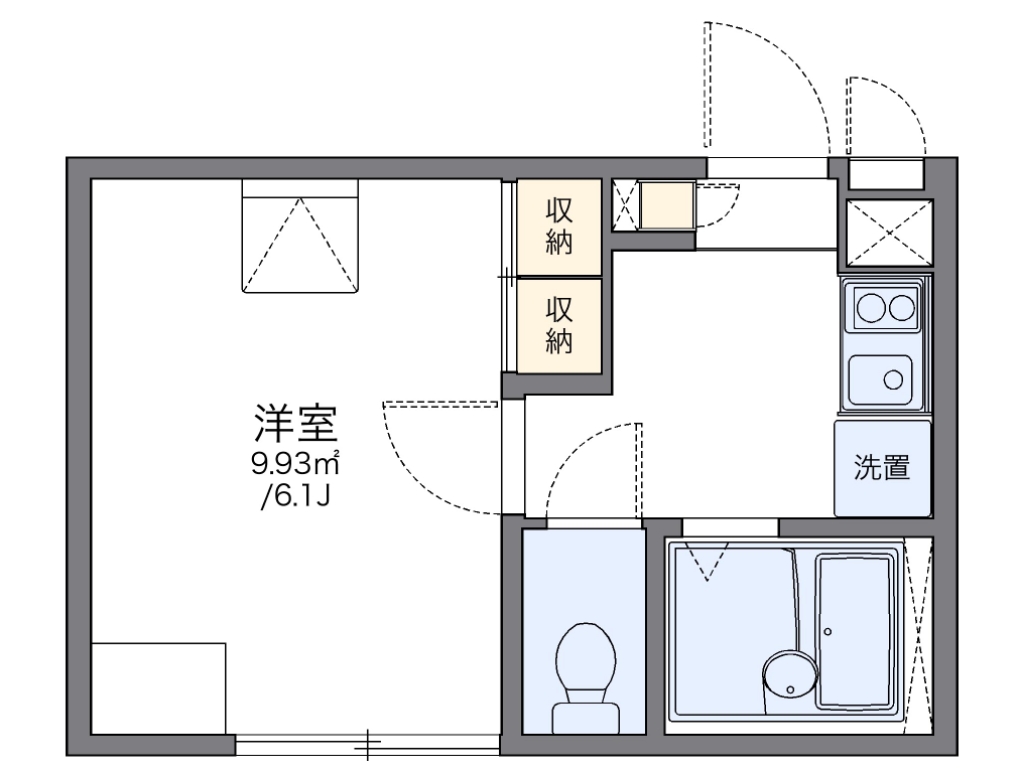 レオパレスヴェルノ 202号室 間取り