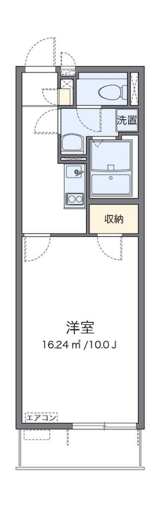 クレイノマチュレ南谷 102号室 間取り