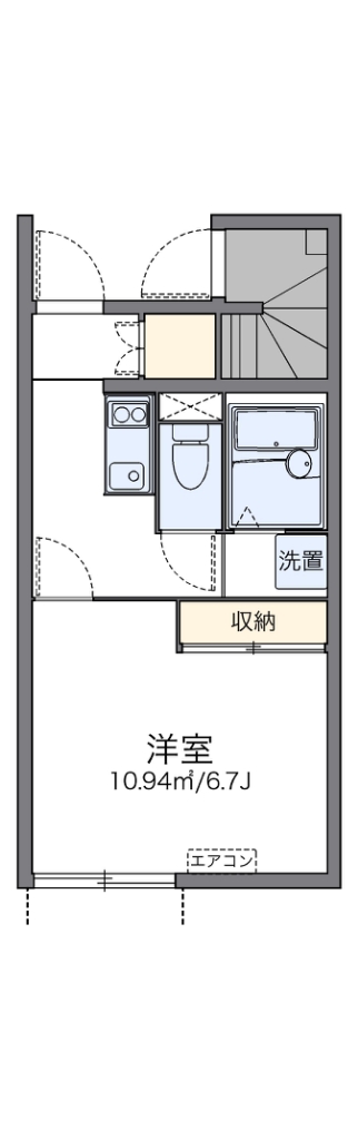 レオネクストＭＡＴＯＢＡみなみ 104号室 間取り