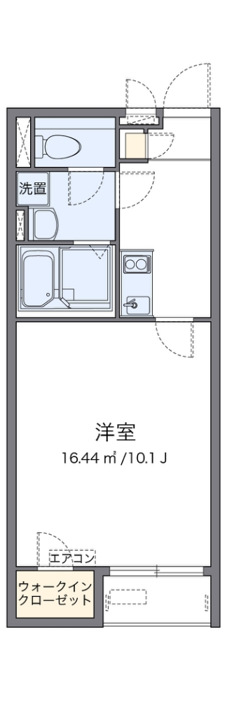 レオネクストタケウチ 110号室 間取り