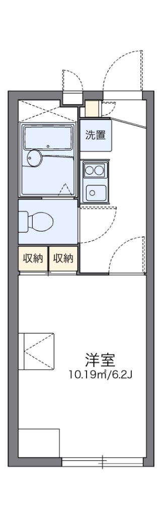 レオパレスマノワール 間取り図