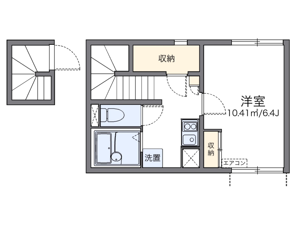 レオネクスト本牧満坂Ⅱ 間取り図