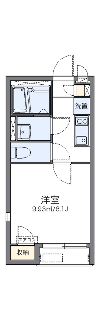 レオネクストシャルマン 101号室 間取り