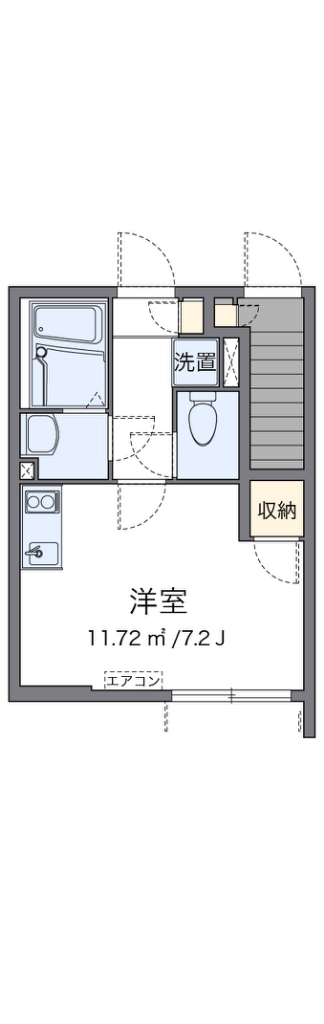 クレイノ若葉 間取り図