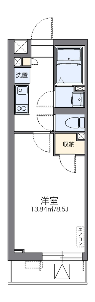 レオネクストｍｉｔｕｙｏｓｈｉ 間取り図