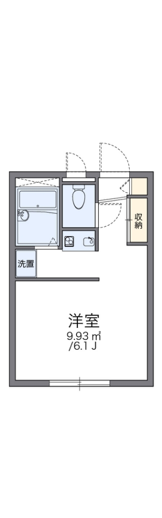 レオパレスＯｒｋ 205号室 間取り