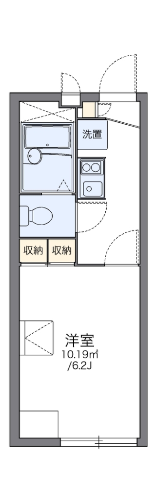 レオパレスルミエール 間取り図