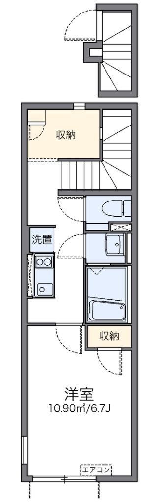 レオネクストアルコ 203号室 間取り