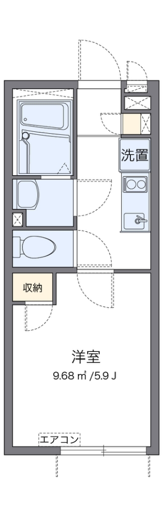 レオネクストアンジェ 間取り図