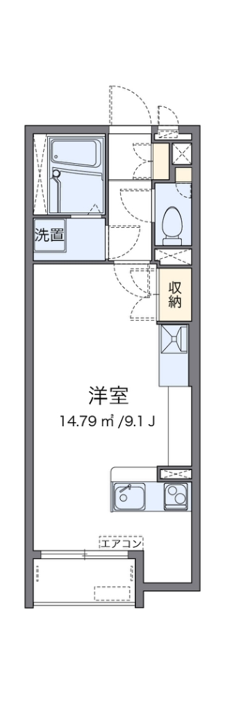 クレイノガーデンハイツＷＡＤＡ 間取り図