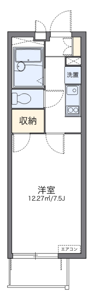 レオパレスゴリオン 間取り図