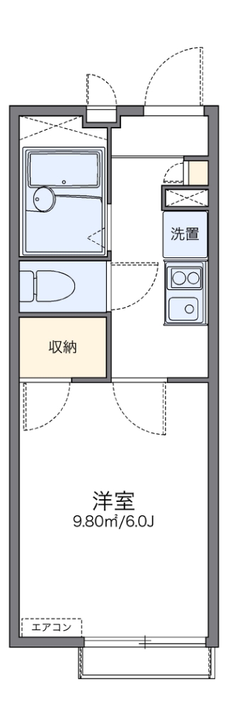 レオパレスＳｍｉｌｅ　Ｌｉｆｅ 間取り図