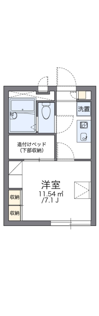 レオパレスＫｓ 間取り図